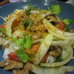 SH Garden - 牛肉炒め、麺。