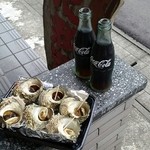 網元の宿　あお来 - サザエつぼ焼き＆瓶コーラ