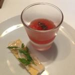 イル プレージョ - 15.8月 スイカと種とシチリア海塩、ストレーゲ ラルド 檸檬 セルフィーユ