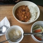 Soraan - 同僚はひよこ豆のキーマカレーのミニ