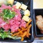 銀のさら - ネギトロ丼　竜田揚げセット