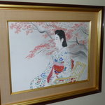 料亭旅館　いちい亭 - 今回のお部屋には伊東深水の美人画