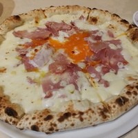 トラットリア・イタリア 品川店 - ピッツァ プロシュートコット エ ウォーヴォ