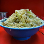 ぶた入り大ラーメン（ニンニク少なめ、ヤサイ、カラメ、2015年7月7日）