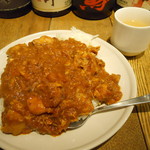 チキンプレイス - チキンカレー(大盛り)＆スープ