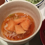 Hoteru Esu Morioka - 2015年8月。朝食バイキングの冷麺。