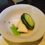 小石澤 - 漬物。