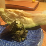 樋口 - 2015/8_水茄子とお新香