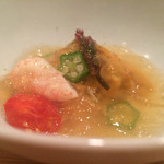 樋口 - 2015/8_雲丹、蟹、トマトのジュレがけ