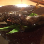 樋口 - 2015/8_鮎の塩焼き、蓼酢で