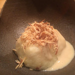 樋口 - 2015/8_無花果の胡麻がけ、アーモンド乗せ