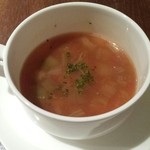 ピッツェリア サナーレ - とりわけコース スープ