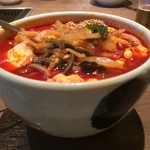 さんか亭 - 【2015年07月】カルビークッパを横から、器大きく、たっぷり満足です(^^)