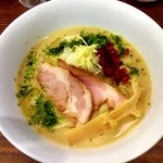 貝ガラ屋 - 牡蠣の冷やし！味噌ドロそば！～冷や汁風～ ８００円 大盛不可