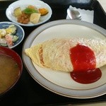 あほだら亭 - 金曜日の4番、オムライス550円