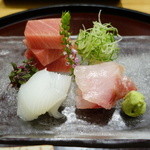 日本料理 太月 - 本鮪、アオリイカ、クエ
