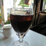 ガーデンカフェブラジル - お家ガーデンでアイスコーヒー