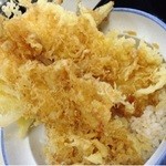 Teshio - ☆ボリュームたっぷりの海老イカ天丼☆＆玉ねぎのかき揚げ