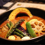 アジアンバー・ラマイ 大阪あびこ店 - ビーフのスープカレー。スープ大