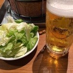 ホルモン焼き肉ぶち - ビール