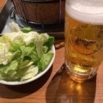 ホルモン焼肉ぶち - ビール