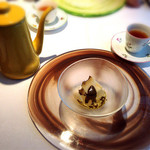 京 静華 - 2015.8.ディナー①蒸し鮑 冬瓜