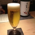 座屋 - 生ビール