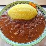 露伴亭 - スリランカカレー大盛(アップ)(2015.7)