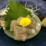 ホテル郡上八幡 - 料理写真:好き嫌いはある川魚。岩魚のお刺身、絶品。
