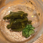 かま田 - 蒸しアワビ肝和え