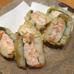 かま田 - 蓮根の海老挟み揚げ