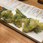 かま田 - 鱧しそ天ぷら