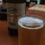 Oden Sankichi - 瓶ビールでスタート