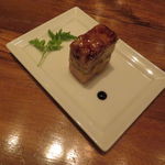 パイス バスコ - 冷菜：フォアグラと穴子、林檎のミルフィーユ3