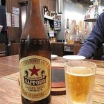 Oomori horumon marumichi - 瓶ビール　￥500