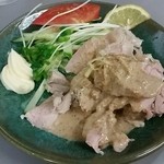 大養軒 - 蒸し鶏390円