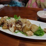 粉吉うどん - アンチョビポテト