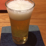 かま田 - まずはビールで