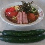 菅野食堂 - 冷やし中華８００円