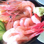 一つ一つがぷりぷりの甘えび