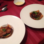 ブーション - 普通のフォアグラと特大フォアグラ