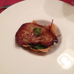 ブーション - 特別に大きいフォアグラにしてもらいました。