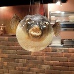 ブラッスリー 吟醸 - 店主制作　ふぐ提灯