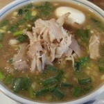 玉 バラそば屋 - 醤油バラそば＋塩味玉