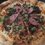 MAMMA - ナポリサラミと黒埼茶豆のピザ