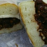 マルイチベーグル - お米ベーグルでサンド