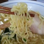 田山ドライブイン - 麺アップ