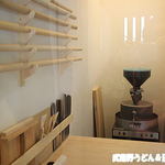 手打ちそば 楓 - 2015年8月　麺打ち場