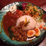 ボタニカリー - ボタニカリー¥900円♪〜(￣Д.￣)ﾉチーズ豆腐&玉子各¥50円のトッピング☆