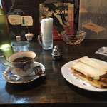 ホープ洋装店 - ブレンドコーヒー &  玉子サンド